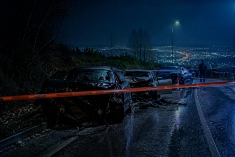 Ferrazzano: auto danneggiate in un incidente notturno, indagini in corso