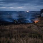 Fuoco a Contrada Codacchio: i vigili del fuoco domano l’incendio