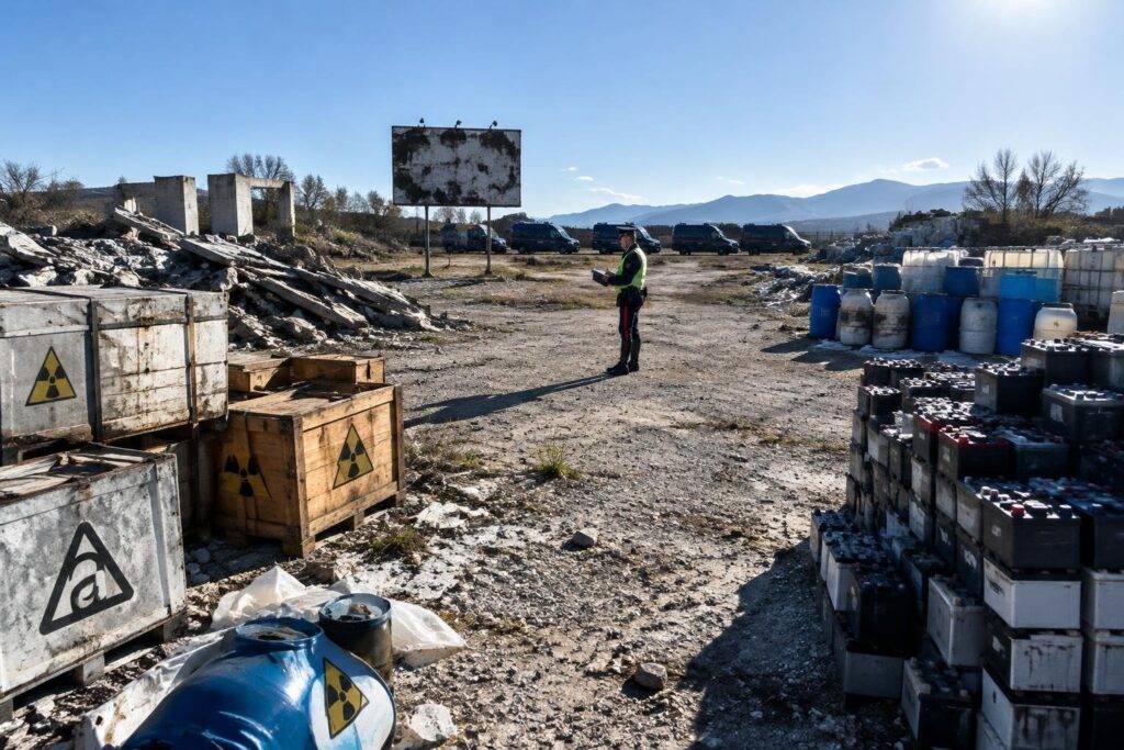 Operazione ambientale a Campobasso: 500 tonnellate di rifiuti feriti
