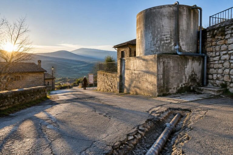 Programma di taglio dell’acqua a Montaquila: date e zone interessate
