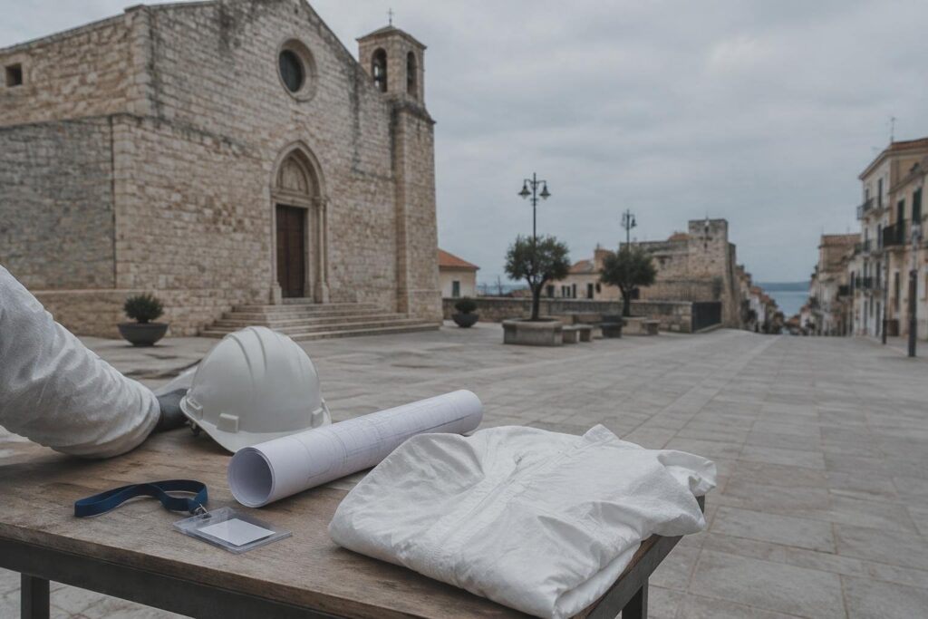 Termoli, cantiere sicuro per Piazza Sant’Antonio e Pozzo Dolce
