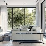 Soggiorno minimal chic: sobrietà ed eleganza