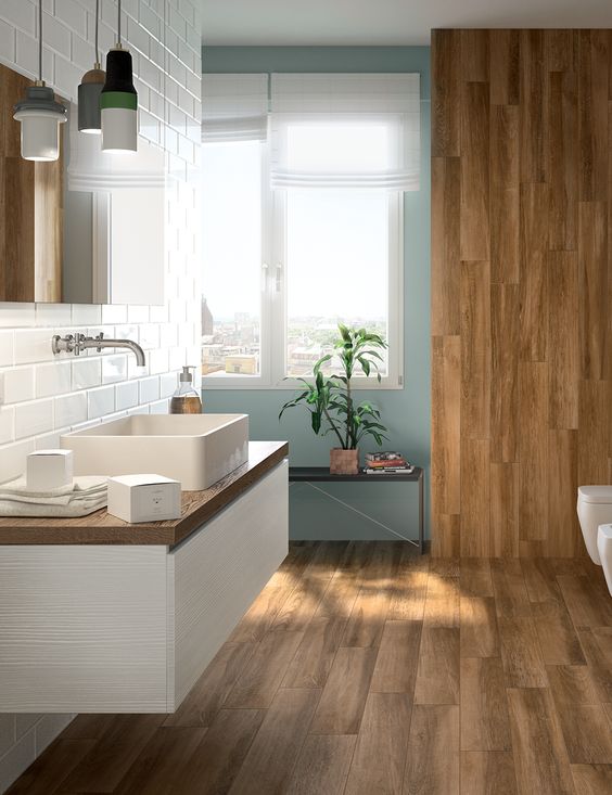 Bagno in gr&egrave;s porcellanato