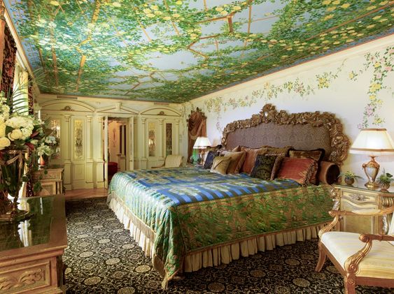 Camera da letto in Villa Versace