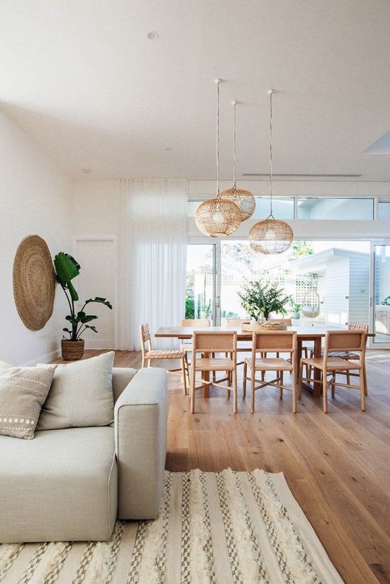 sala da pranzo e salotto
