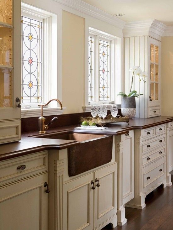 cucina vetro decorate