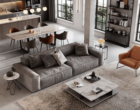 come arredare un loft di 100 mq