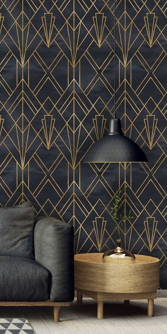 soggiorno art d&eacute;co
