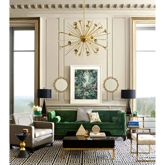 soggiorno art d&eacute;co