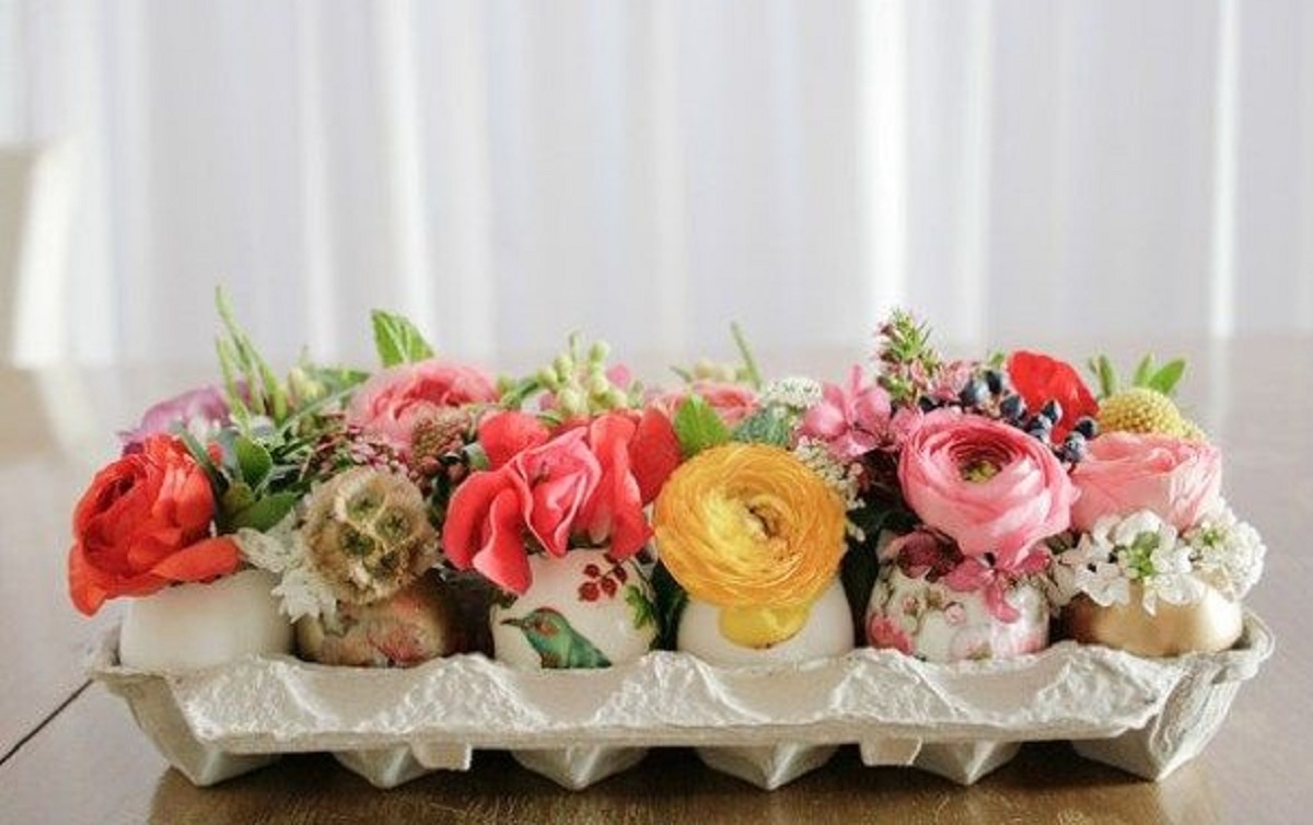 decorare il tavolo pasquale