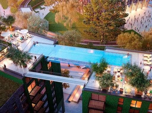 piscina volante a londra