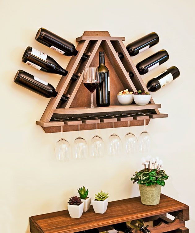 Portabottiglie legno