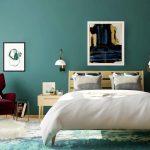 Camera da letto color ottanio: come arredarla