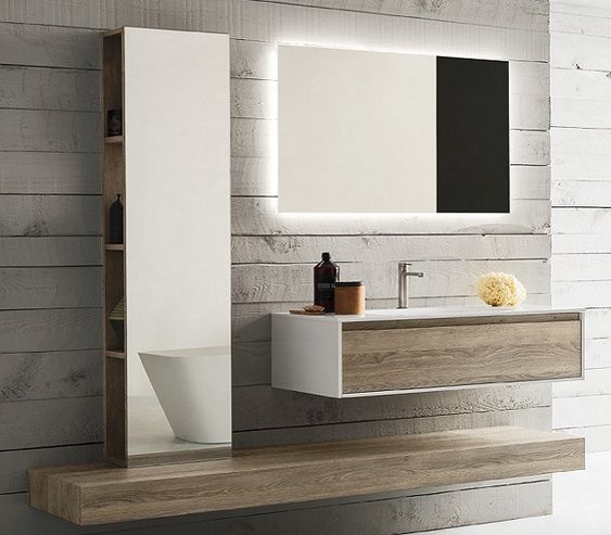 bagno con lavandino