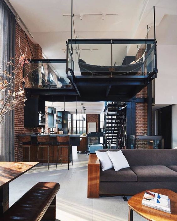 LOFT MODERNO STILE INDUSTRIAL