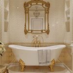 bagno color oro