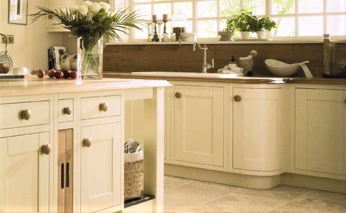 come decorare una cucina con l'avorio