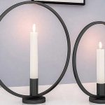 Candelabri moderni neri