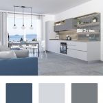 Il blu protagonista della casa ed i suoi complementari