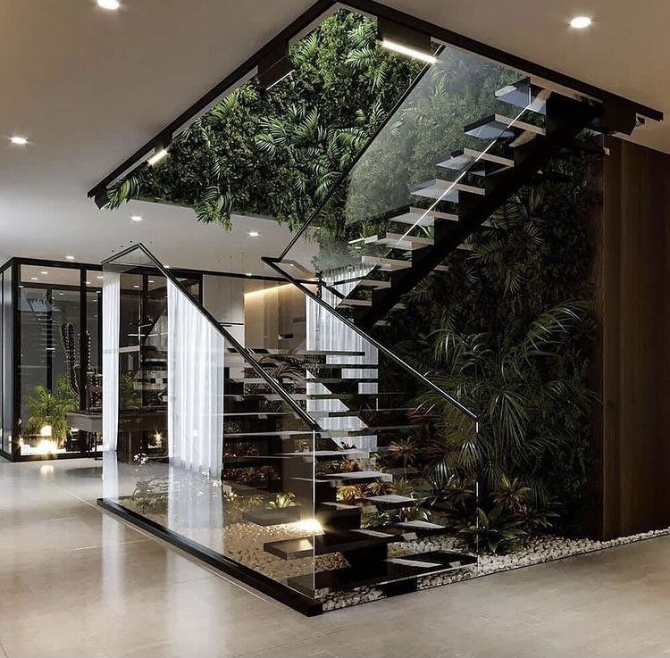 come realizzare un giardino interno alla casa