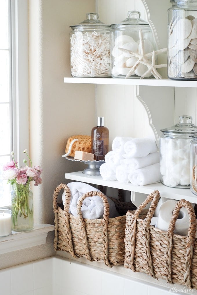 Ceste rattan bagno
