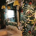 Carta da parati bagno jungle