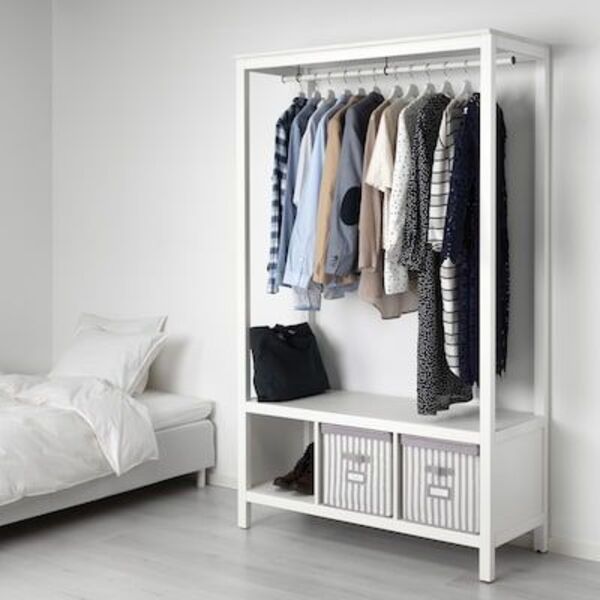 HEMNES Guardaroba a giorno