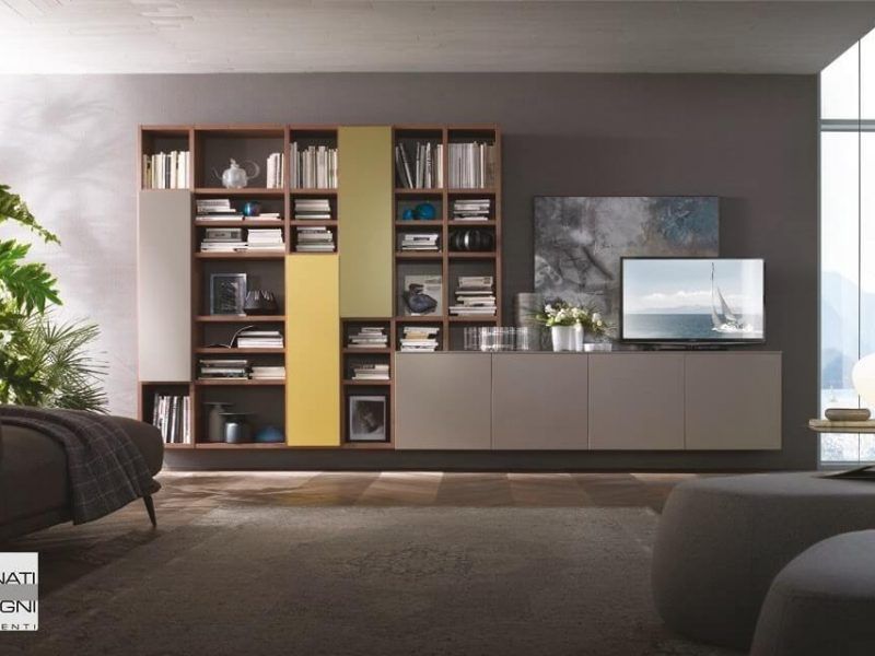 Cosa non pu&ograve; mancare soggiorno moderno libreria