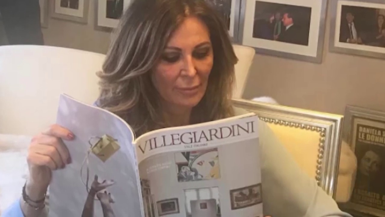 la casa di daniela santanch&egrave; interni