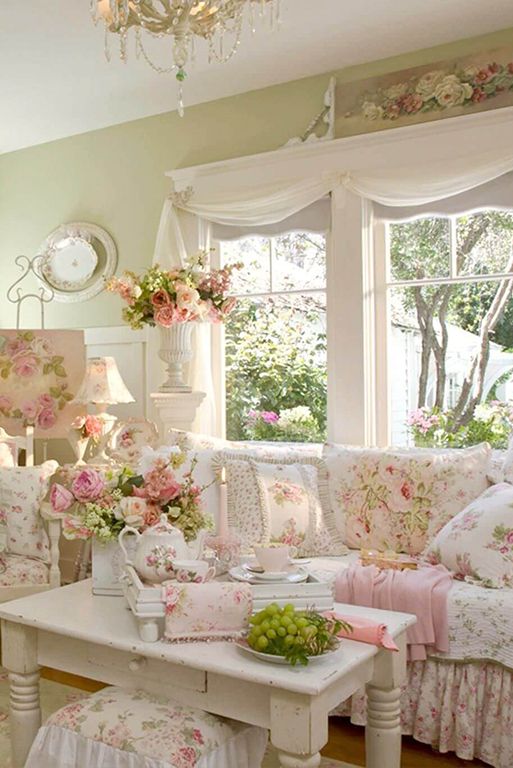 le pi&ugrave; belle case shabby chic foto