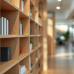 Librerie divisorie moderne che abbelliscono gli interni