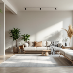 Esempio di open space arredato con stile e funzionalità