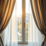 Esempi di tende moderne in vari ambienti domestici