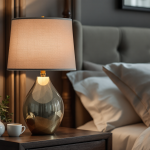 Abat jour elegante per camera da letto moderna