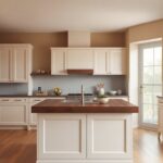 cucina avorio e noce come creare un ambiente classico e attuale 1772200044