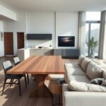 A Berlino un progetto di Bruzkus Greenberg trasforma il living partendo dalla zona pranzo