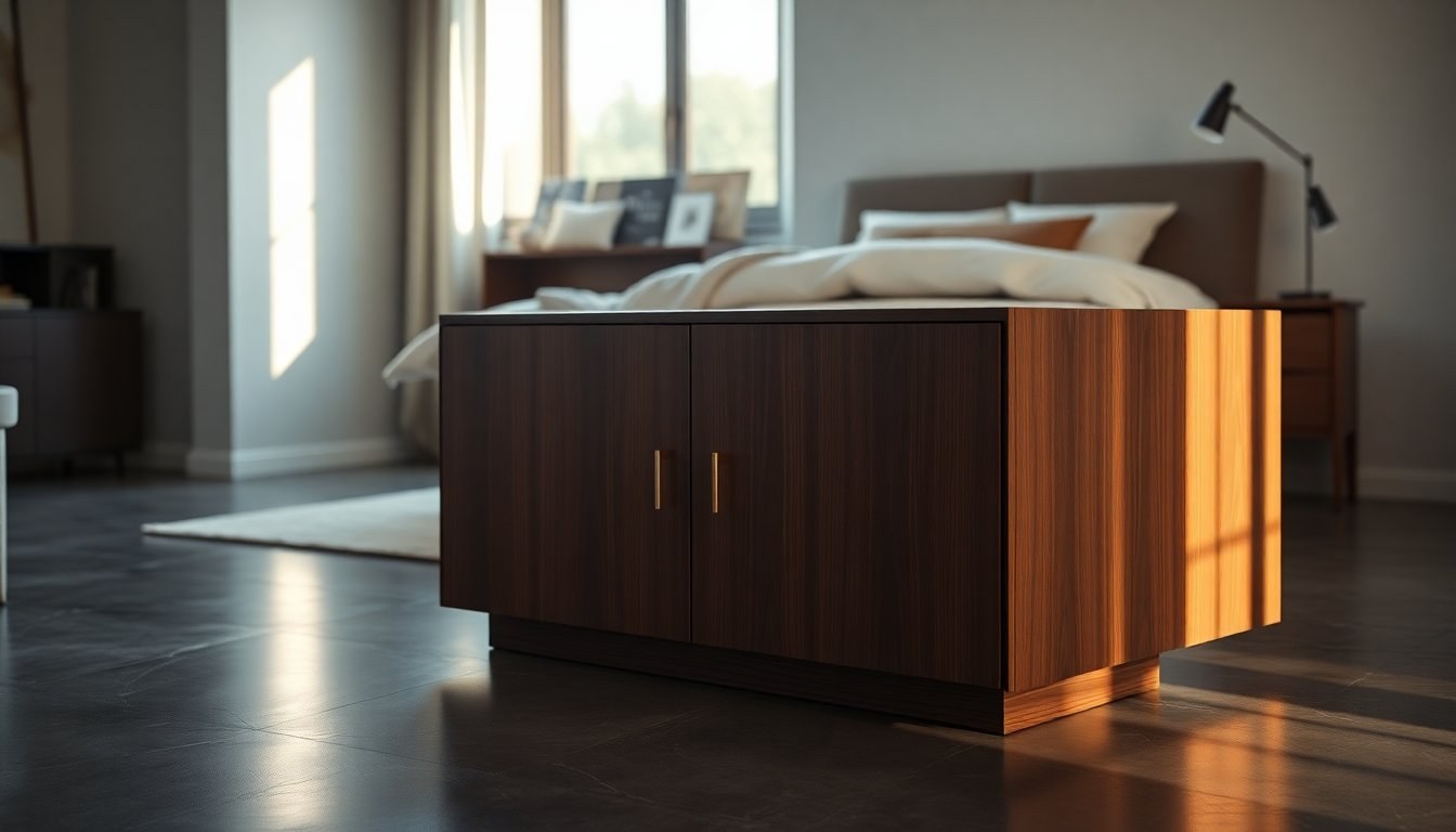 Cassettiera Domino Giro di Sangiacomo: design in laccato opaco per comodini e camera da letto