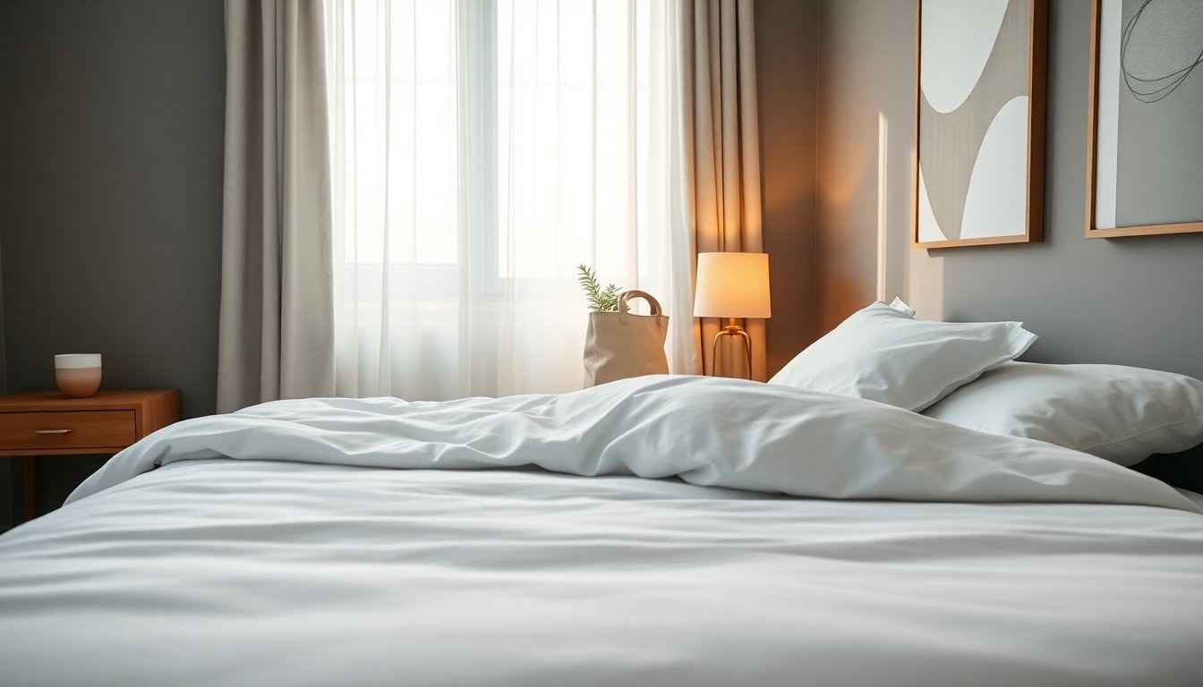 Come rendere la camera da letto più fresca: tessuti, colori e layout