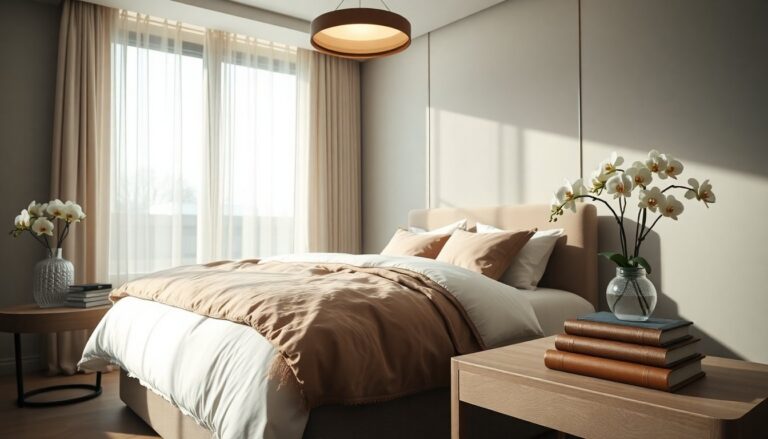 Guida completa al letto da suite: tessili, luci e comodini funzionali