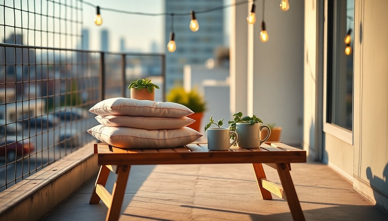 Idee creative per arredare terrazzi piccoli con stile e funzionalità