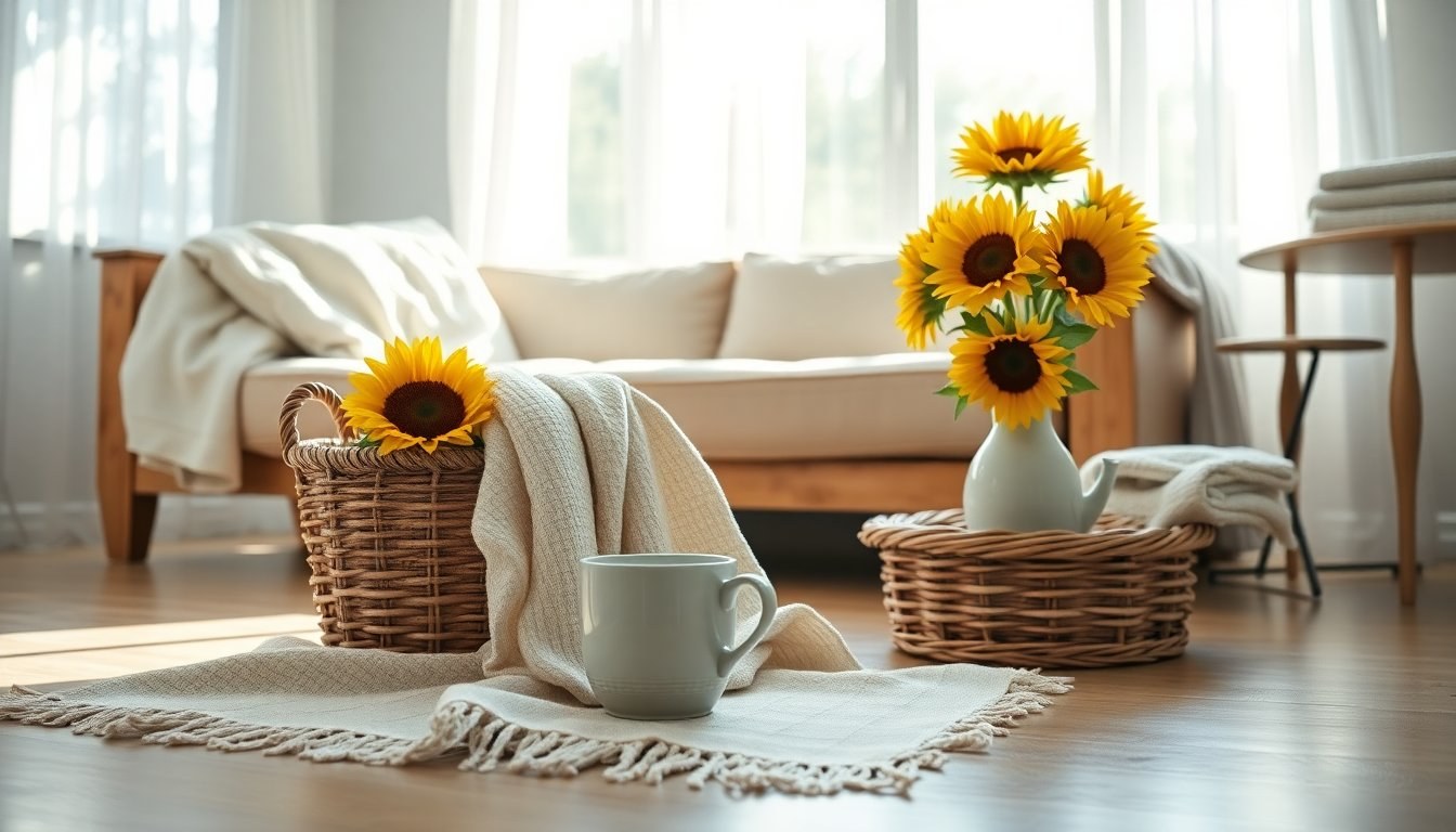 Idee ripetibili per un mood vacanza con tessili naturali
