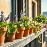 Piante antizanzare per balcone: confronto tra citronella, lavanda, menta, geranio e basilico