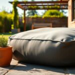 Pouf Chill in Olefin per esterni: design, comfort e materiali tecnici