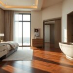 Restyling della suite padronale: camera, cabina armadio e bagno in chiave elegante