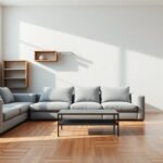 Soggiorno modulare per coppie: idee e sistemi componibili