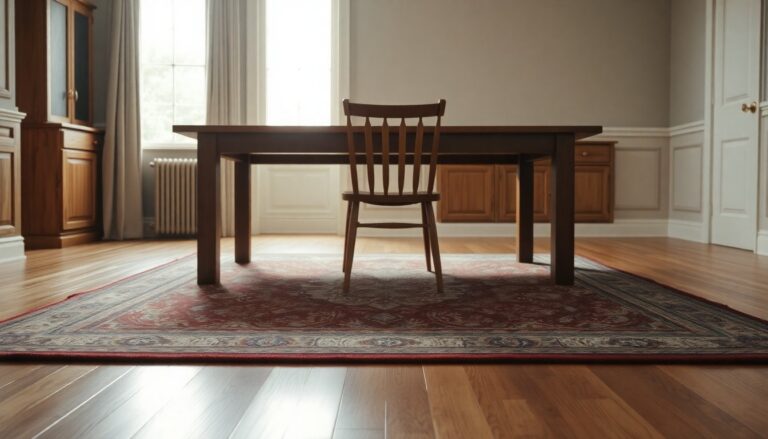 Tappeto per la sala da pranzo: la guida pratica alle dimensioni giuste