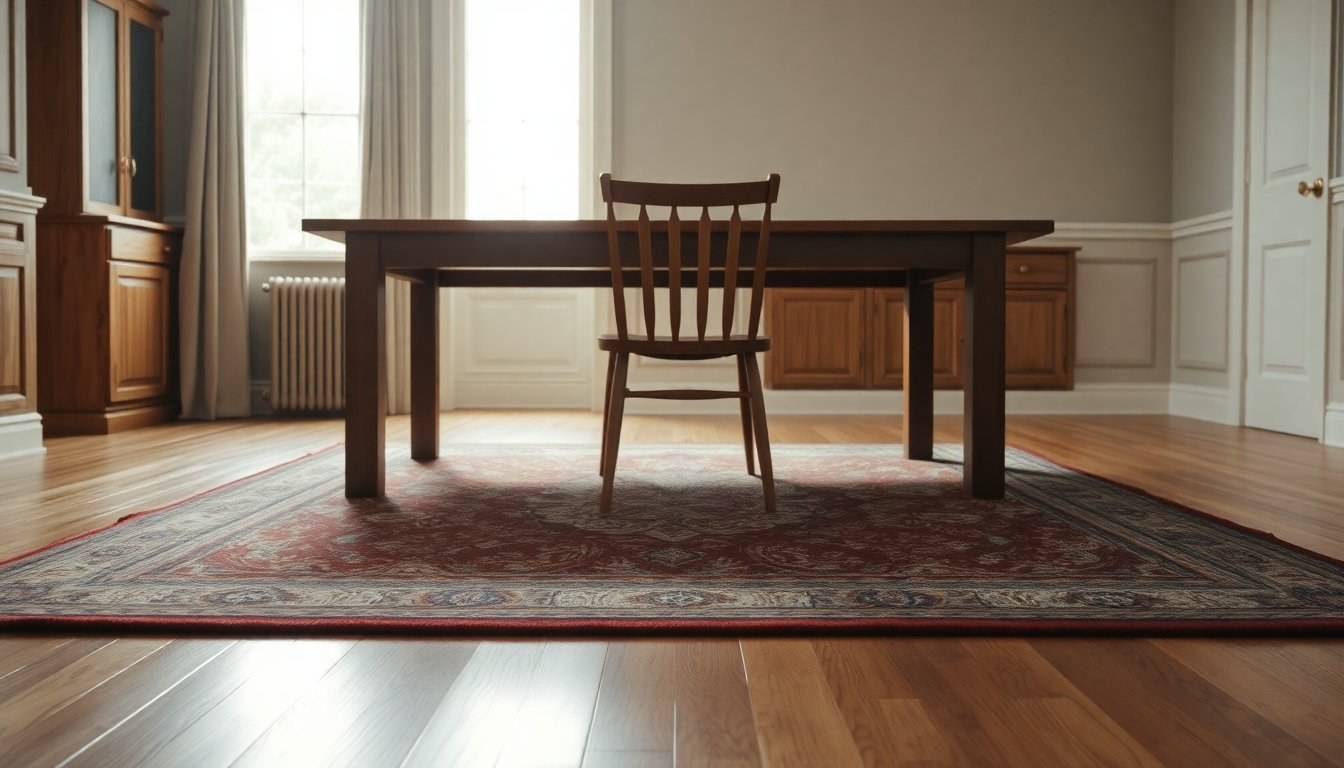Tappeto per la sala da pranzo: la guida pratica alle dimensioni giuste