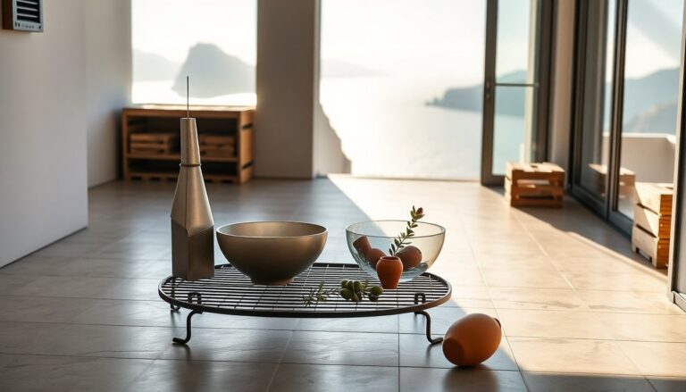 Villa a Panarea con terrazza sul tetto e collezione d'arte contemporanea