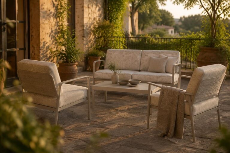Arredamento da Giardino: Scopri il Salotto Kevin per Terrazzi e Verande
