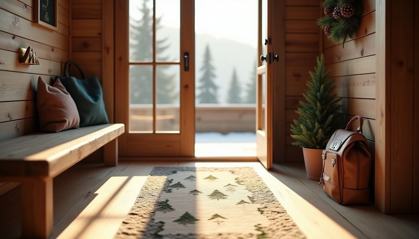 Arredare l’ingresso di una casa di montagna: idee pratiche per uno stile alpino moderno